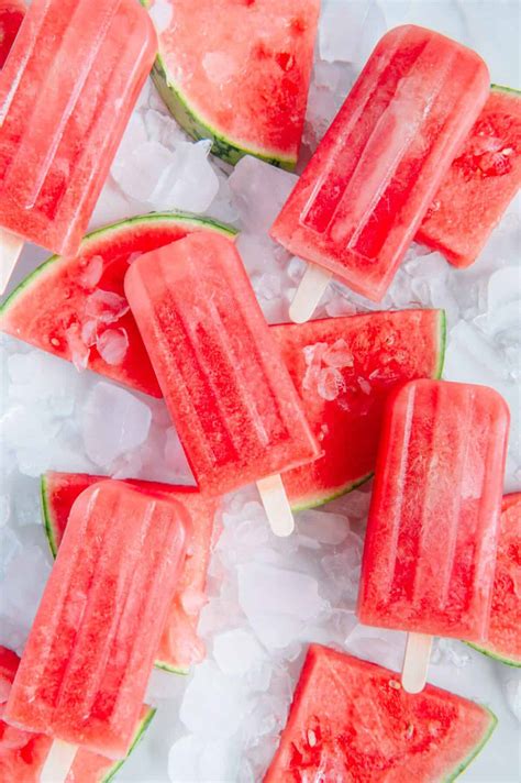 Easy Watermelon Popsicles No Added Sugar Eating By Elaine