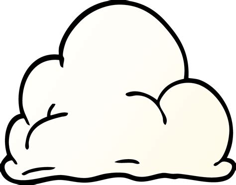 Cartoon Doodle Fluffy White Clouds 12207277 Vector Art At Vecteezy