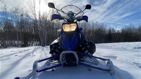 First Snowmobile Ride Of The Season Youtube