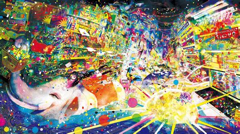 Desktop Wallpaper Colorful Abstract Anime Hd Image