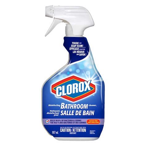 Clorox Disinfecting Cleaner For Bathroom 887 Ml 01005 Rona