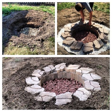 Add a spark screen and a base to catch the embers and you're on your way with a pit that costs less than $100. Ideas For Creating Your Own In Ground Fire Pit | A Creative Mom