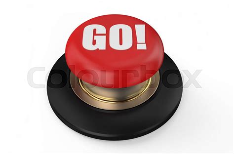 Red Go Button Stock Image Colourbox