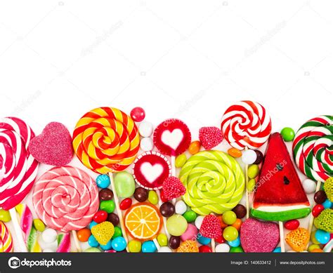 Colorful Candy And Lollipops Stock Photo By ©natalyka 140633412