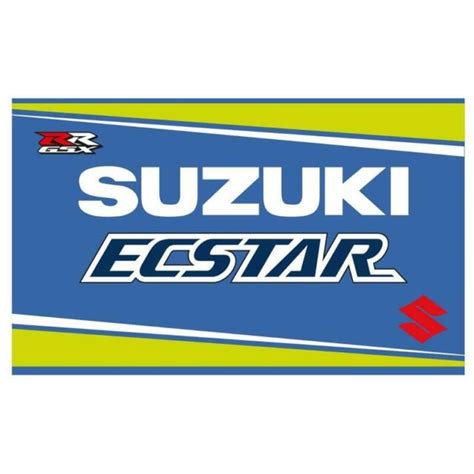New Official Ecstar Suzuki Moto Gp Supporters Flag Ebay