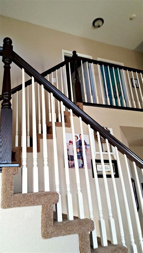Staircase Refinishing The Easy Way And For Under 50 Banisters