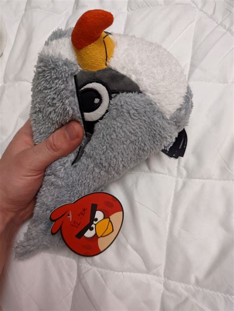 Angry Birds Plush LOGONET PROMOTIONS SILVER TAGGED HOLY GRAIL SUPER RARE EBay