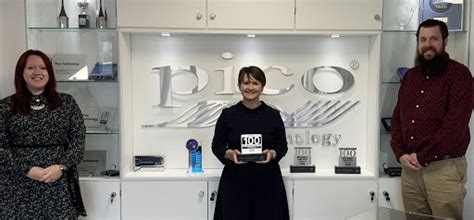 Pico Technology placed 58th on The UK's 100 Best Mid-sized companies to