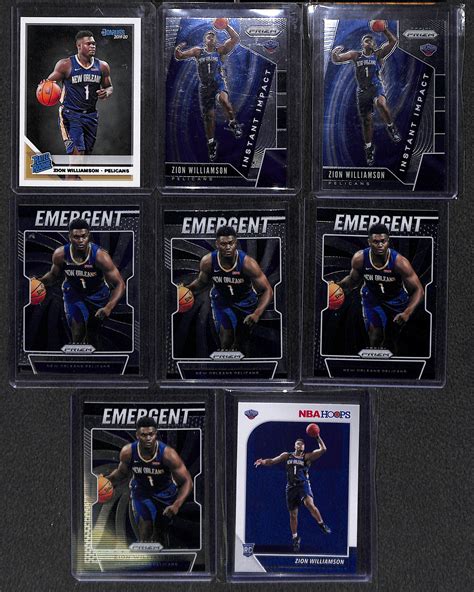 Zion williamson & luka doncic!! Lot Detail - Lot of (8) Zion Williamson 2019-20 Rookie Cards (6 Prizm, Donruss, Hoops)
