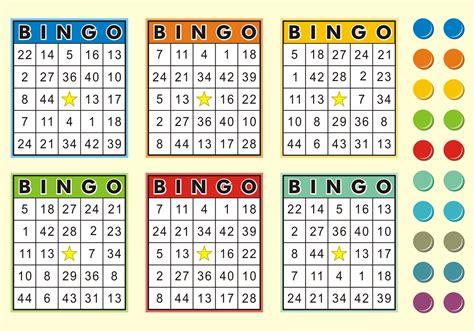 Bingo Cards Free Vector 97089 Vector Art At Vecteezy