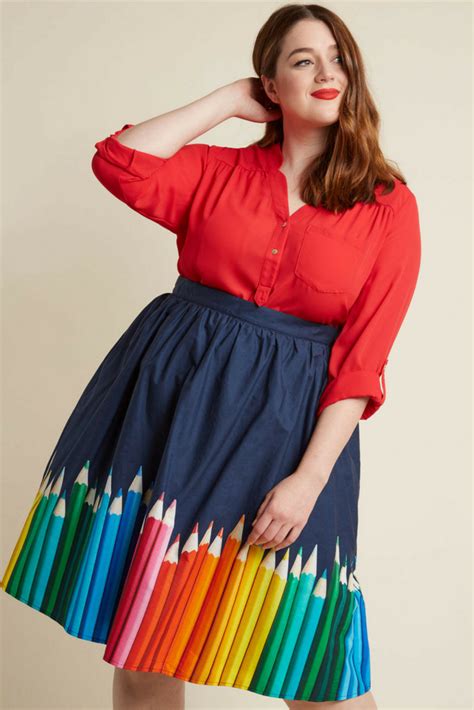 Love This Brightly Colored A Line Midi Length Pencils Skirt Fun And