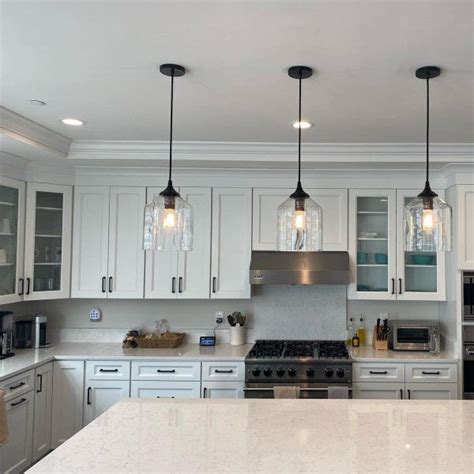 City Glass Pendant Kitchen Lights Over Island Glass Pendants Kitchen