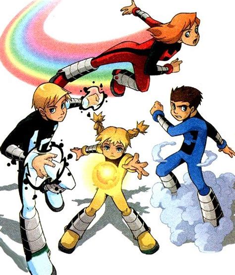 Power Pack Alex Became Gee Able To Control Gravity As Lightspeed Julie Could Fly And Left A