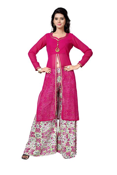 Latest Palazzo Style Salwar Suit Indian Suits For Women Suits For Women Suit Fashion