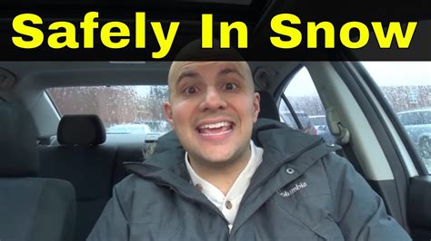 How To Drive Safely In The Snow Driving Lesson Youtube