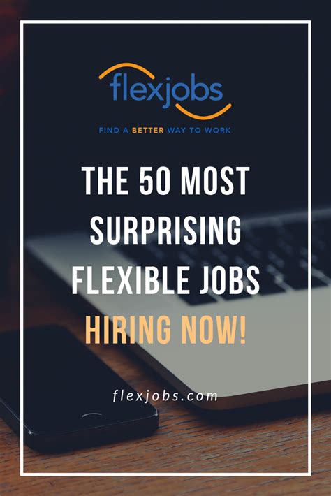 The 50 Most Surprising Flexible Jobs That Are Hiring Right Now