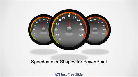 Free Speedometer Gauge Shapes For Powerpoint12 Slides Just Free Slide