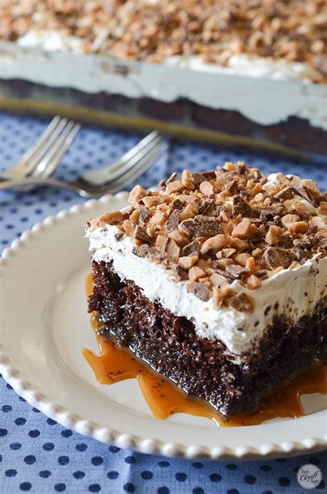 Allrecipes has more than 50 trusted poke recipes complete with ratings, reviews and baking tips. Chocolate Caramel Poke Cake Recipe - 4 Ingredients | Live ...