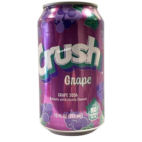 Crush Grape Soda 12 Fl Oz 355ml A Ally And Sons
