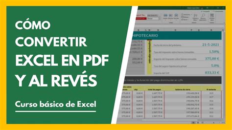 Cómo Convertir Excel A Pdf Y Convertir Un Excel En Pdf 👩‍🏫 Tutorial