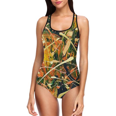 Gold Vest One Piece Swimsuit Model S04 Id D3918355