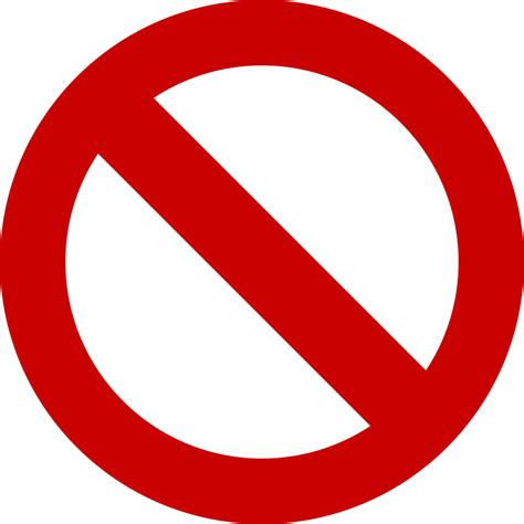 Prohibited Png Transparent Images Free Free Psd Templates Png