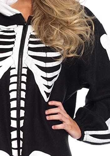 Leg Avenue Womens X Ray Skeleton Catsuit Costume With