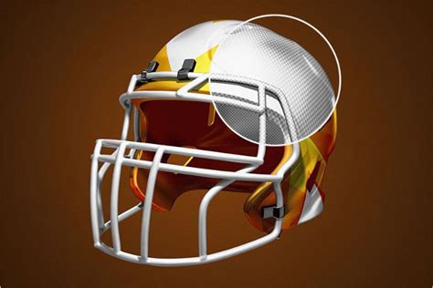 football helmet mockups  psd templates