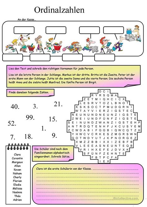 Ordinalzahlen Learn German Ordinal Numbers German Language