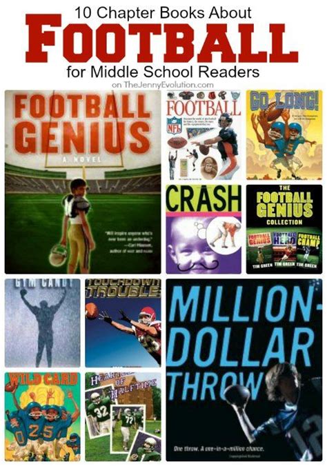 I encourage each of you who have read any of the books listed below, or who are currently reading them, to post questions, observations and book plus, you can listen to interviews with some of the authors below as they discuss their book and other intelligent football topics. 10 Chapter Books About Football for Middle School Readers ...
