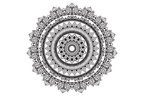 Geometric Circle Pattern Mandala Pre Designed Illustrator Graphics