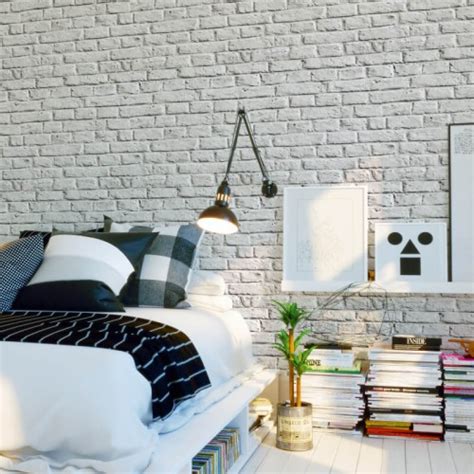 As Creation Anke And Daan Amsterdam Brick Greycharcoal Bedroom With