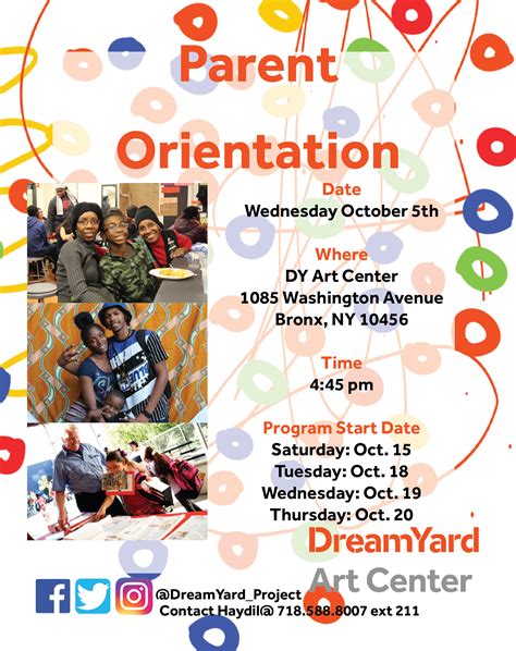 Parent Orientation — Dreamyard