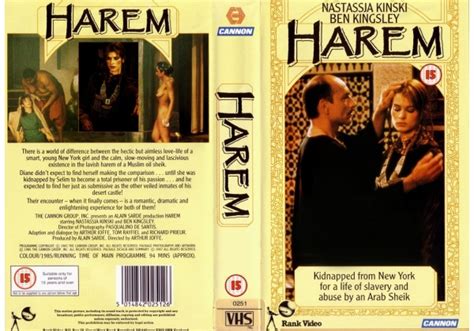 Harem 1985 On Rank United Kingdom Betamax Vhs Videotape