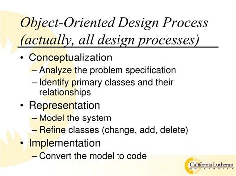 Ppt Introduction To Object Oriented Design Concepts Powerpoint