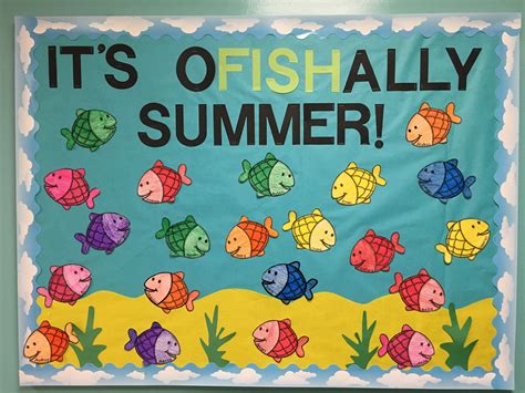 Its Ofishally Summer Preschool Summer Summer Bulletin Boards