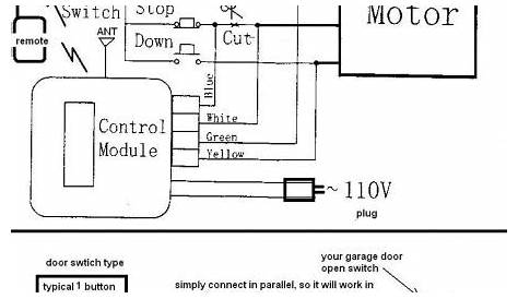 genie garage door openers wiring diagram