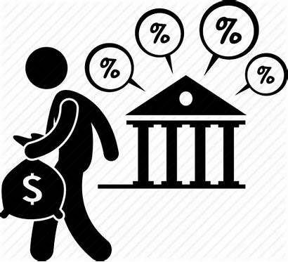 Icon Interest Borrow Rate Liability Icons Loan