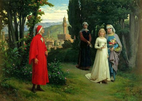 Henry Holiday First Meeting Of Dante And Beatrice 1877 Dante