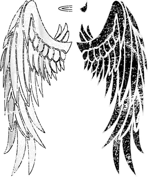 Half Demon Half Angel Drawing
