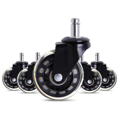 Office Chair Caster Wheels Roller Style Castor Wheel Replacement 2