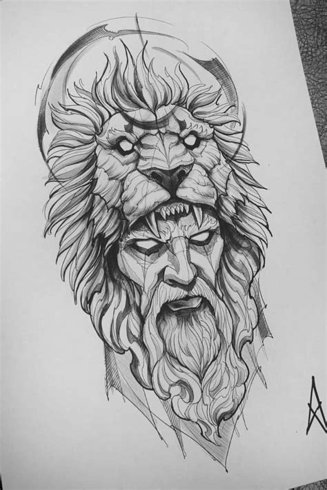 Details 79 Tattoo Lion Sketch Thtantai2