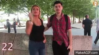 Girl Touches Balls In Public On Make A Gif