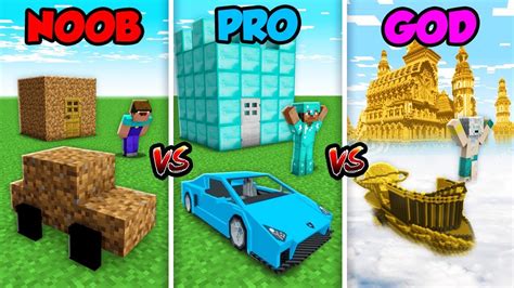 Minecraft Noob Vs Pro Vs God Life In Minecraft Animation Youtube