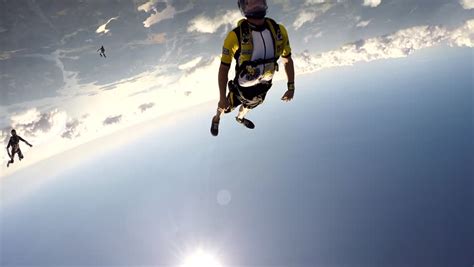 a group of skydivers skydiving stock footage video 100 royalty free 8257333 shutterstock