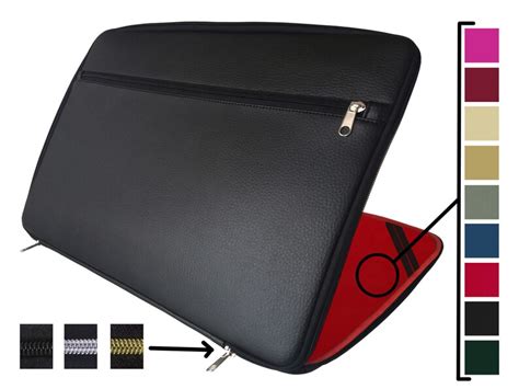 Black Leather Laptop Case 14 Inch Laptop Sleeve 14 Inch Etsy
