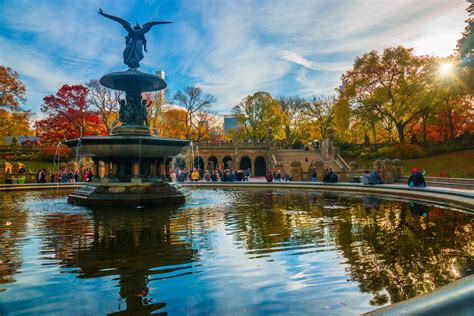 Bethesda Terrace Fountain Angel Of The Waters Statue New York Citys