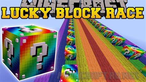 Rainbow Lucky Block Race 18 › Maps › Mc Pcnet — Minecraft Downloads