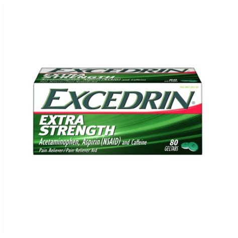 Excedrin® Extra Strength Gel Tabs 80 Count 80 Ct Food 4 Less