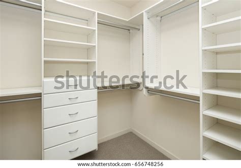 Empty Closet Space On Modern Bedroom Stock Photo Edit Now 656748256